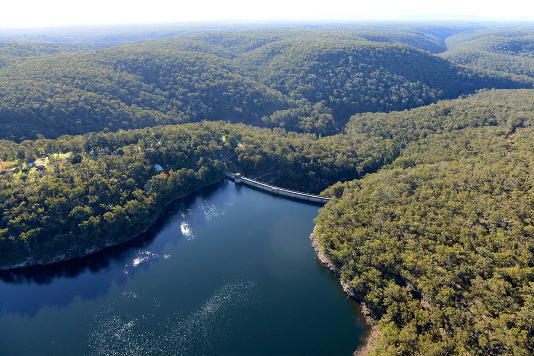 Avon Dam aerial