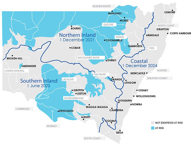 Meter roll out timeline for NSW