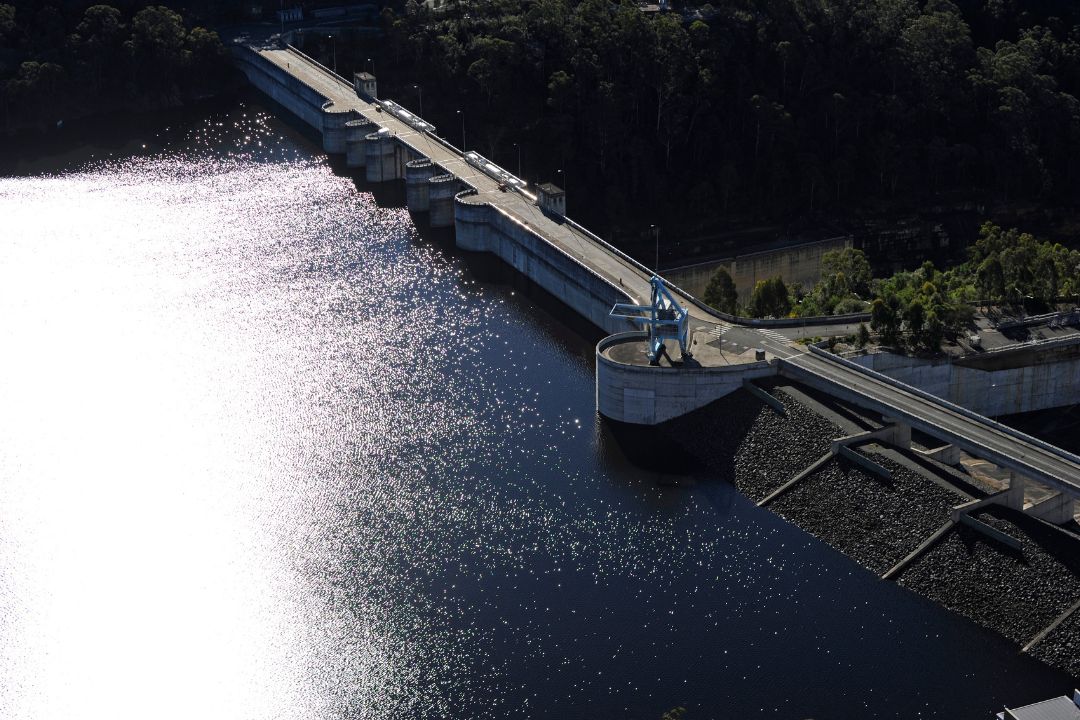 Warragamba Dam aerial