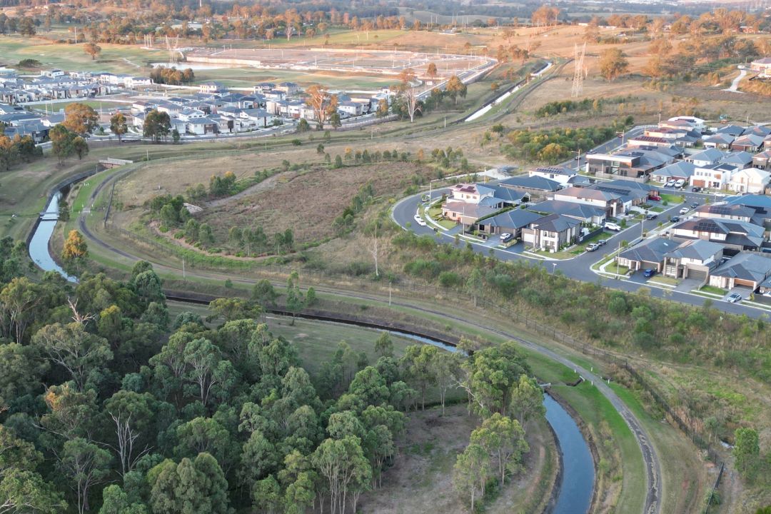 Upper Canal near housing estate