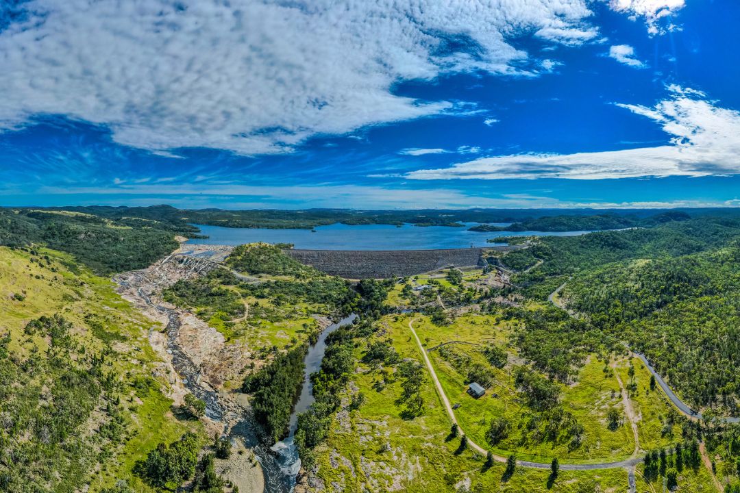 Pindari 2021 aerial from downstream