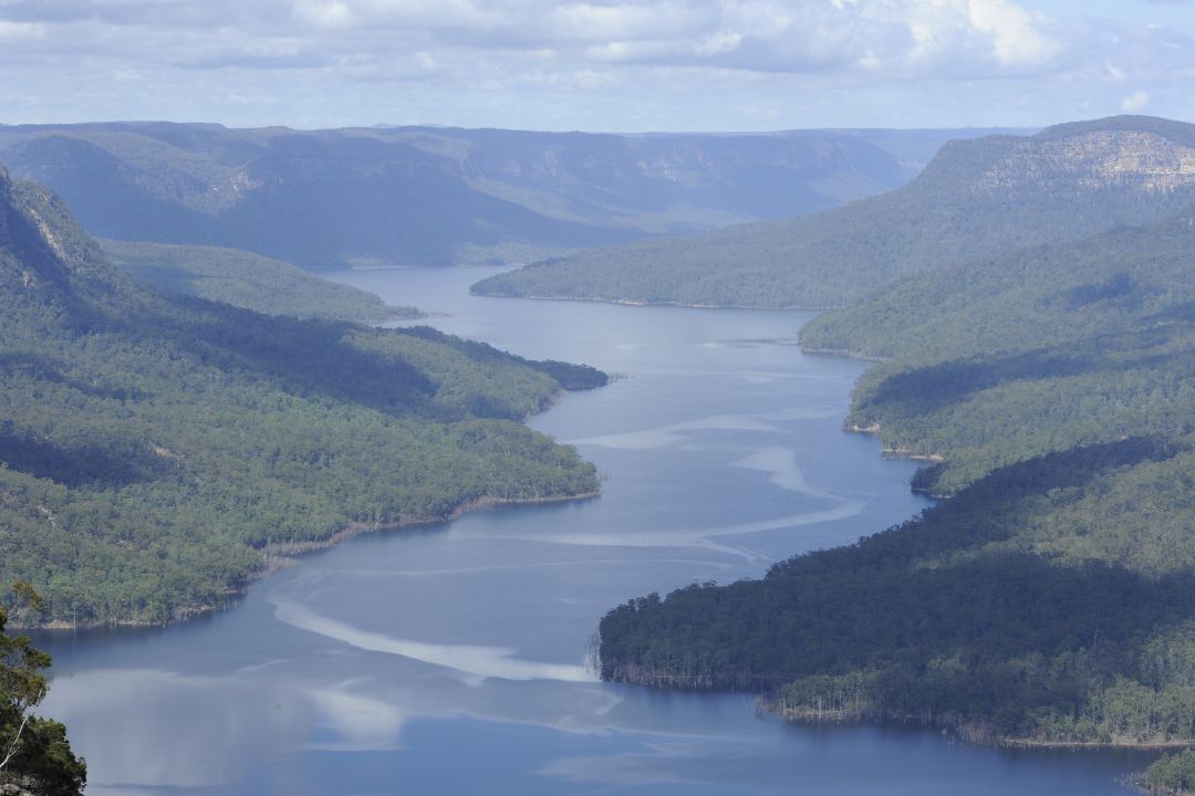 Lake Burragorang aerial