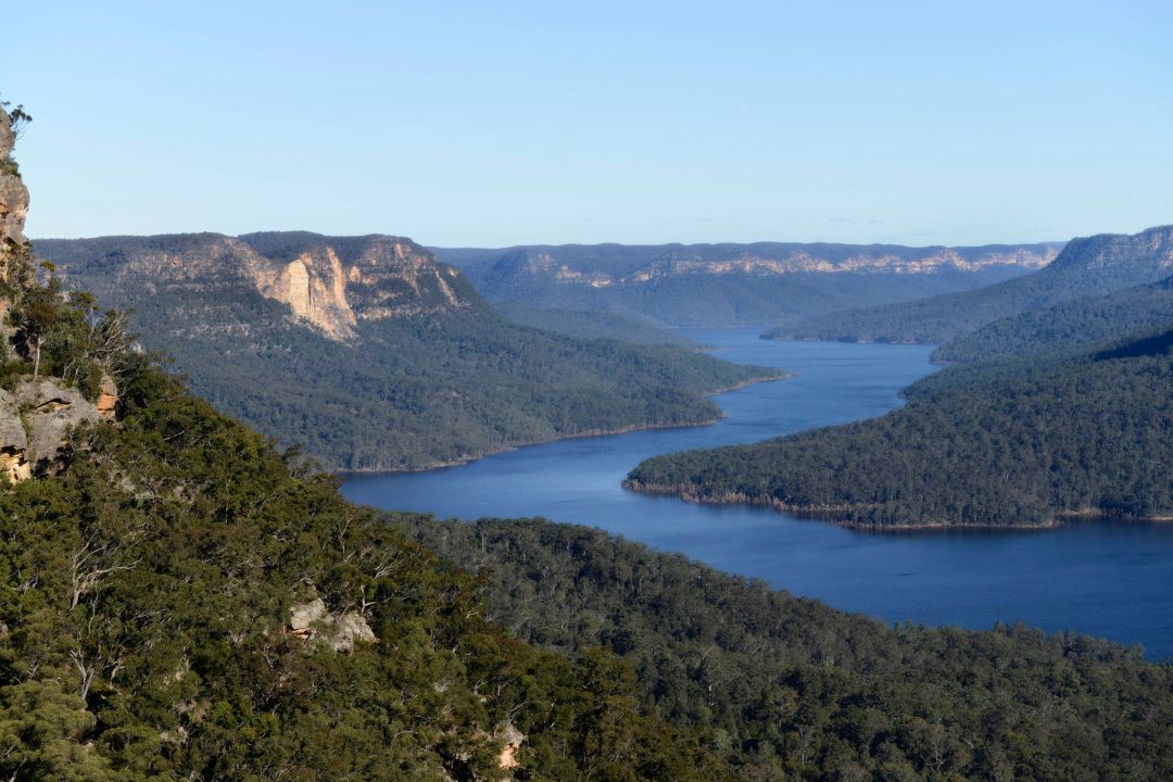 Lake Burragorang aerial